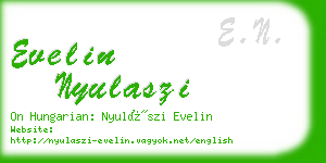 evelin nyulaszi business card